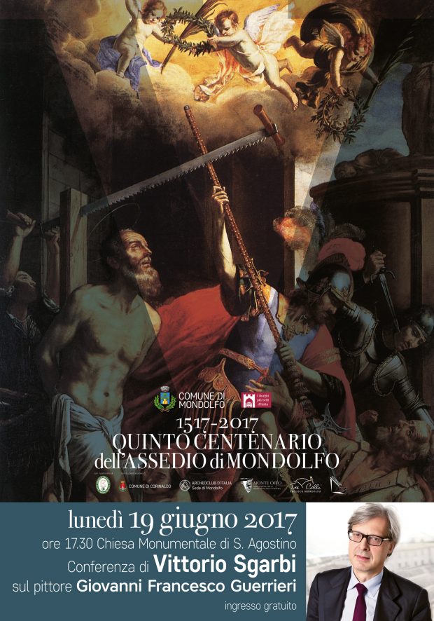 Vittorio Sgarbi a Mondolfo per celebrare le opere del Guerrieri