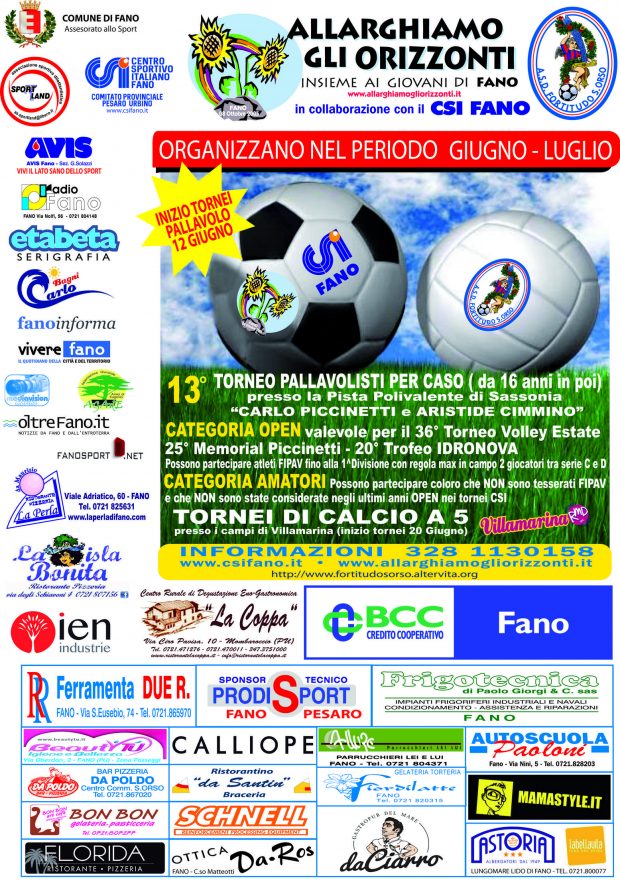 Riparte il torneo “Pallavolisti per Caso”