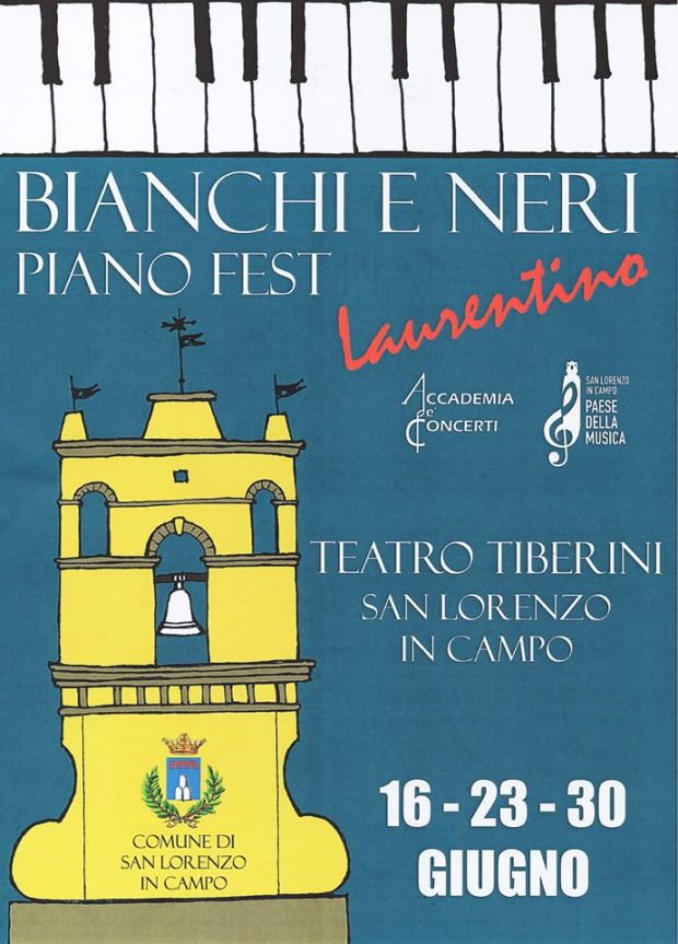 San Lorenzo in Campo, Bianchi e Neri Piano Fest: musica e cucina per la festa del pianoforte