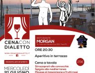 Cena con Dialetto al sapore di mare al ristorante Morgan