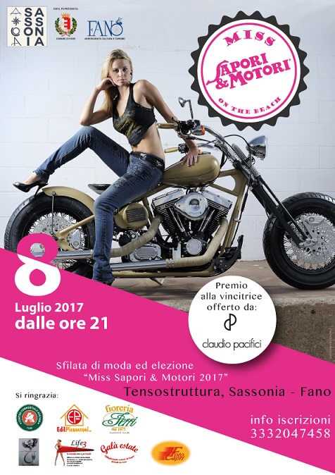 Sapori & Motori si fa bello con l’elezione e la sfilata della miss on the beach