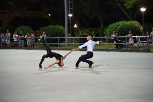 Esibizione pattinaggio