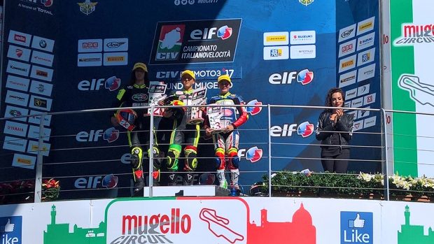 Doppio podio per il fanese Gaggi al Mugello