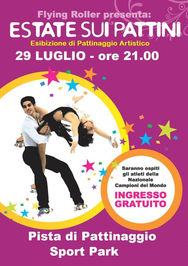 ‘Estate sui pattini’, sabato allo Sport Park arriva l’associazione Flying Roller
