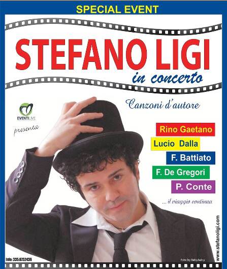Music Square, questa sera Stefano Ligi in concerto