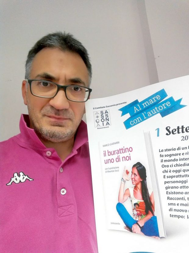 Ultimo appuntamento ‘Al mare con l’autore’. C’è Marco Gasparini