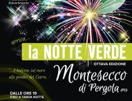 A Montesecco di Pergola l’ottava edizione della Notte Verde