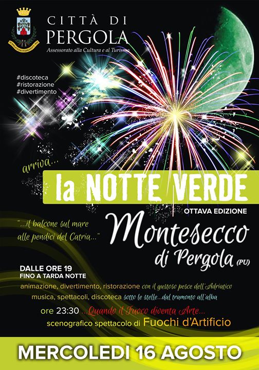 A Montesecco di Pergola l’ottava edizione della Notte Verde