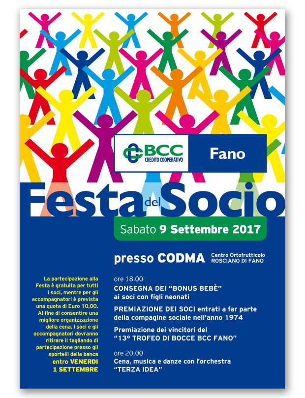 Bcc Fano, torna la Festa del socio