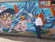 Sant’Orso si colora col murales dell’artista italo-americano Smog One