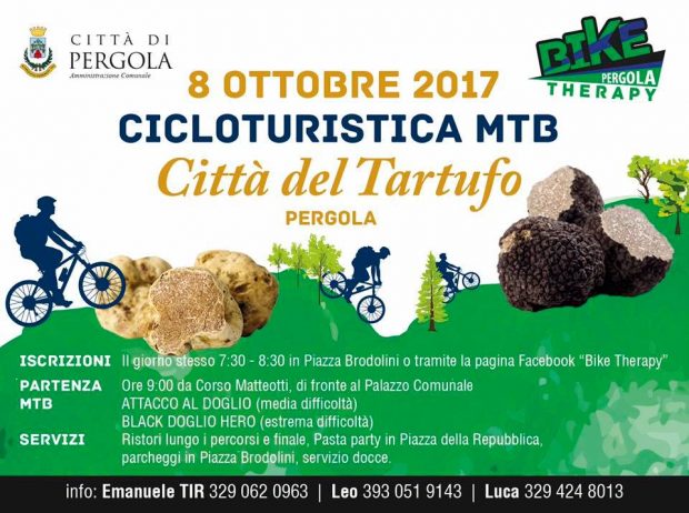 A Pergola la cicloturistica Città del Tartufo
