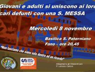 Csi Fano e Allarghiamo gli Orizzonti insieme per la messa in ricordo dei defunti