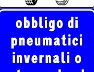 Dal 15 novembre obbligo di catene a bordo o pneumatici invernali sulle strade statali
