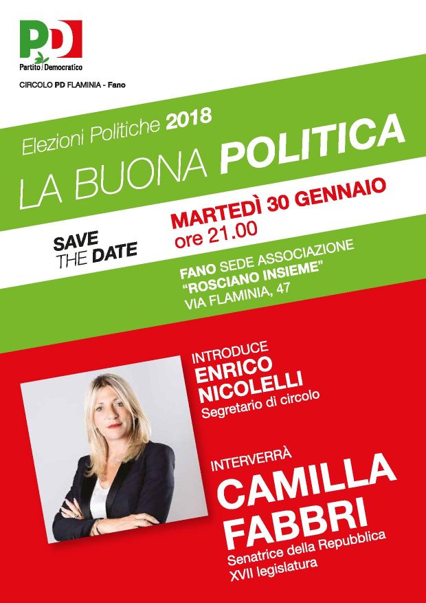 Pd, incontro con i candidati Camilla Fabbri e Cristian Fanesi
