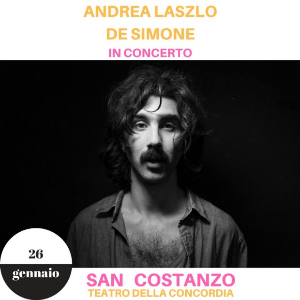 Al teatro di San Costanzo Andrea Laszlo De Simone in concerto
