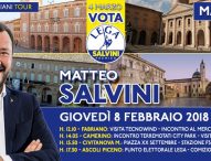 Matteo Salvini nelle Marche
