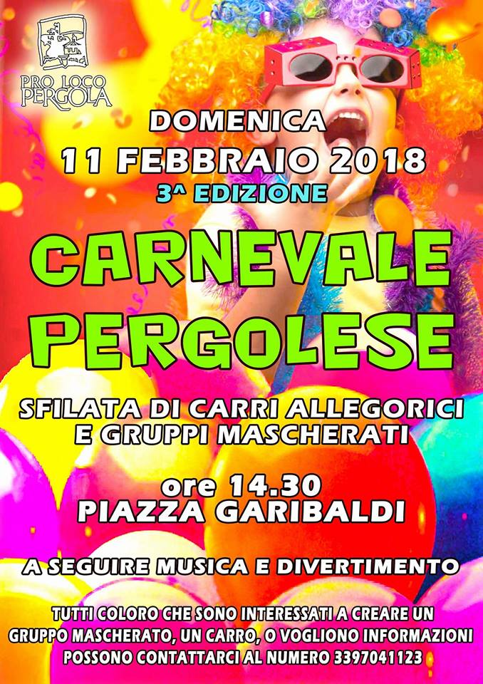 carnevale pergolese 2018