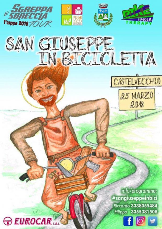 San Giuseppe in Bicicletta, da Castelvecchio scatta lo “Sgreppa e Sbreccia tour”