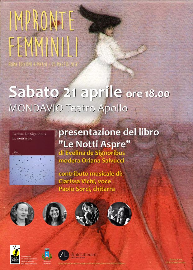 Impronte Femminili fa tappa al teatro Apollo di Mondavio