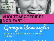 “Vuoi trasgredire? Non farti!”, a Pergola incontro con Giorgia Benusiglio