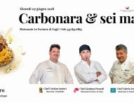 Carbonara & Sei mani con tre grandi chef