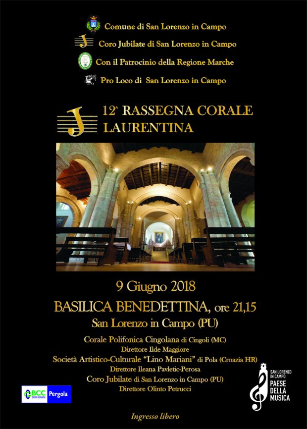 Nel Paese della Musica la Rassegna corale Laurentina