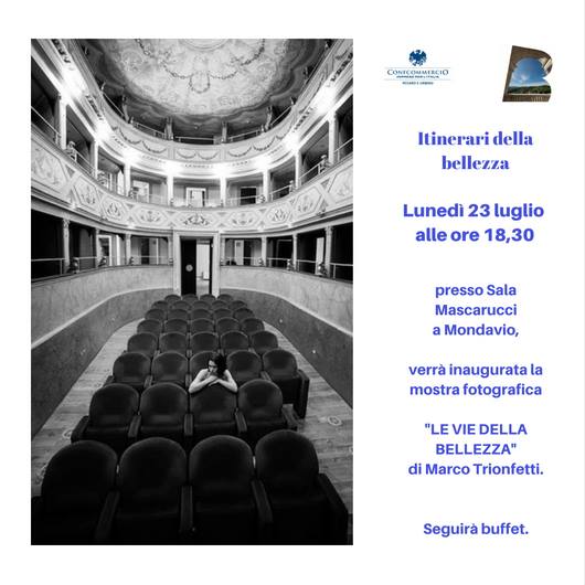 Inaugurazione della mostra fotografica “Le vie della bellezza” a Mondavio