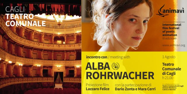 Animavì Festival, il teatro di Cagli ospita Alba Rohrwacher