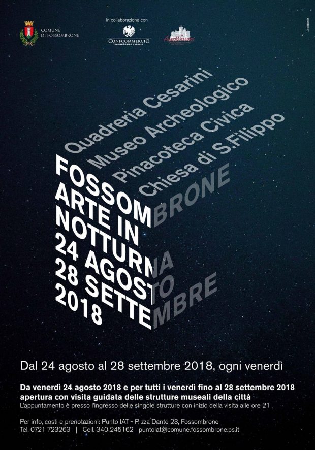 Fossombrone Arte in Notturna