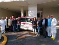 Inaugurato il nuovo mezzo della Croce Rossa per il trasporto di organi e plasma