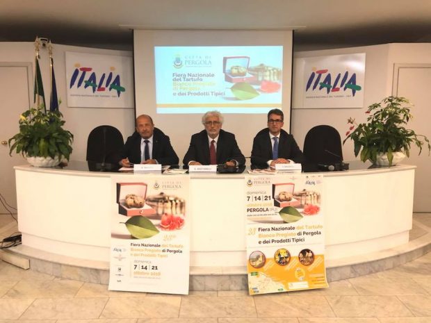 Palcoscenico di enorme prestigio, la Fiera nazionale del tartufo di Pergola presentata all’Enit