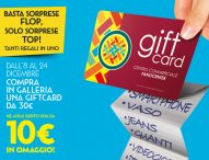 Al Centro Commerciale Fanocenter arriva la gift card, idea regalo per le feste