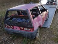 Smaltimento irregolare di carcasse di autovetture, pesanti sanzioni ai proprietari