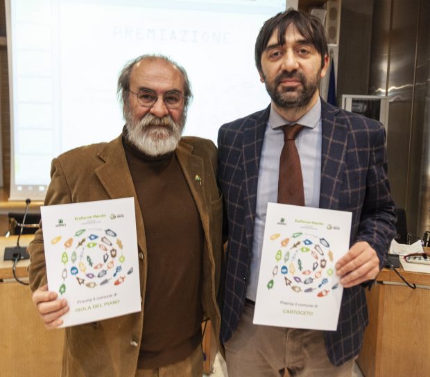 Comuni Ricicloni, Cartoceto premiato per i risultati ottenuti nella raccolta differenziata