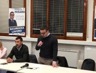 Il candidato sindaco Nicola Baiocchi nel quartiere Soria-Porto: grande partecipazione e interesse dei cittadini