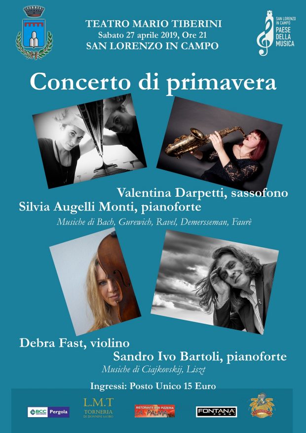 Bartoli, Fast, Darpetti, Augelli Monti: grandi artisti a San Lorenzo in Campo per il Concerto di Primavera