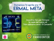 Ermal Meta al Fanocenter. Domenica 14 incontrerà i suoi fan