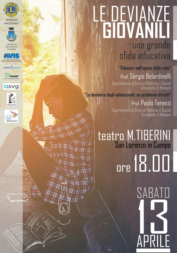 A San Lorenzo in Campo l’incontro ‘Le devianze giovanili: una grande sfida educativa’