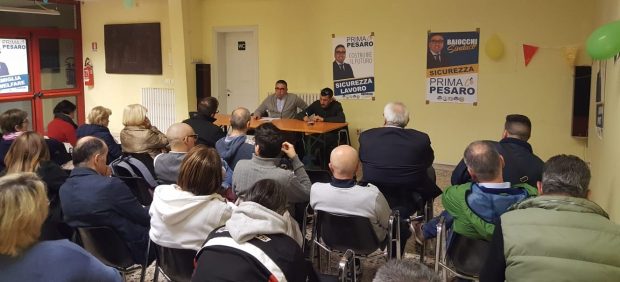 Pesaro, Nicola Baiocchi in ascolto dei cittadini del quartiere San Bartolo