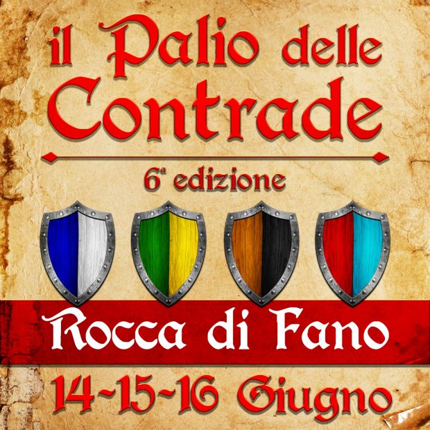 Torna il Palio delle Contrade dal 14 al 16 giugno