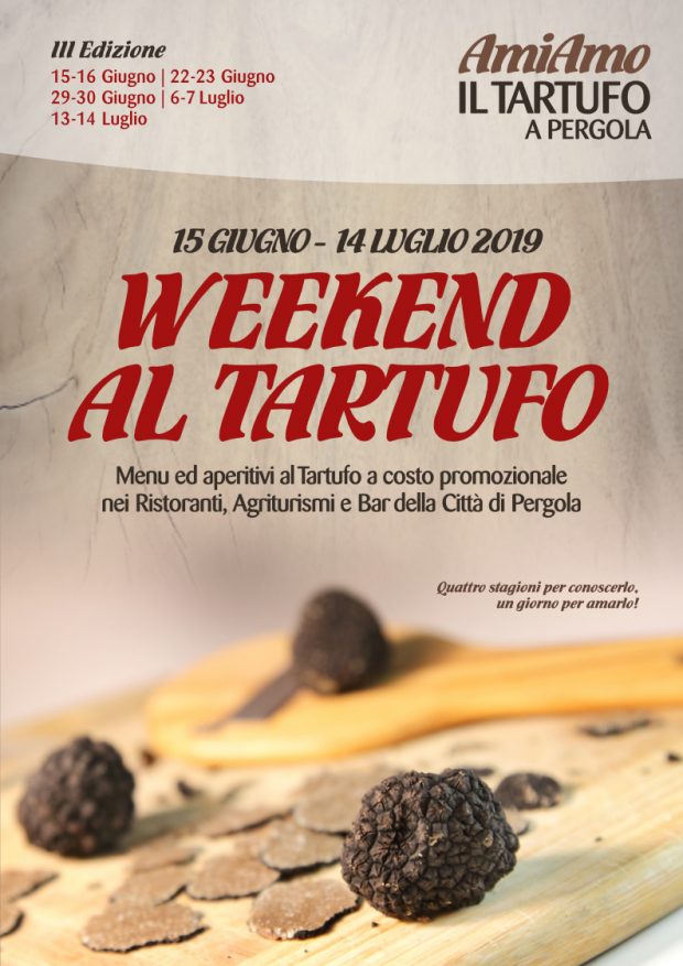 AmiAmo il Tartufo a Pergola: 5 week-end per gustare il tartufo e i migliori vini locali