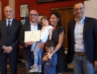 Pesaro, encomio a Gabriele Ottaviani: “Due vite salvate, un esempio per tutti”