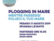 Plogging in mare, domani la camminata ecologica in acqua