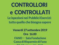 Incontro “Controllori e controllati. Le ispezioni nei pubblici esercizi: tutto quello che bisogna sapere”