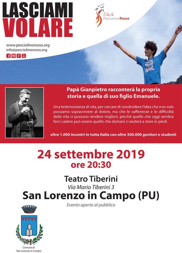 ‘Lasciami volare’, papà Gianpietro racconta la sua storia e quella del figlio stroncato dalla droga
