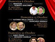 Alla Fiera Nazionale del Tartufo di Pergola ‘Il Teatro dei Golosi’ con chef stellati, Magalli, Vianello e Giacobbo