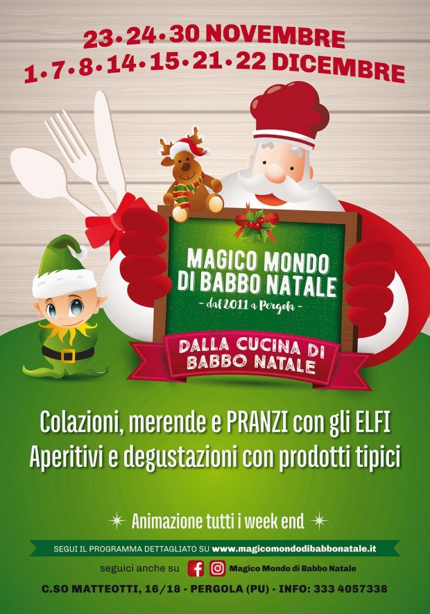 Al Magico Mondo di Babbo Natale colazioni, merende e pranzi con gli elfi, animazione e sorprese