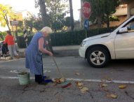 Scopa e paletta, Terzina tutti i giorni pulisce in silenzio la città