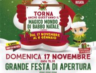 Magico Mondo di Babbo Natale a Pergola, grande festa di apertura con l’Accademia della Risata