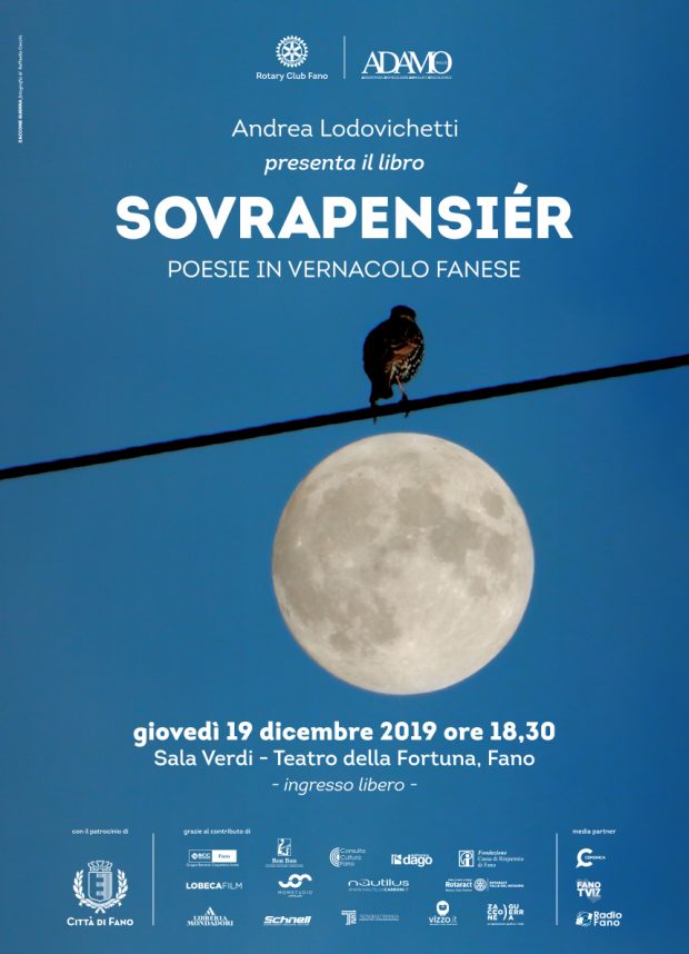 “Sovrapensiér”, presentazione libro di poesie in vernacolo fanese di Andrea Lodovichetti